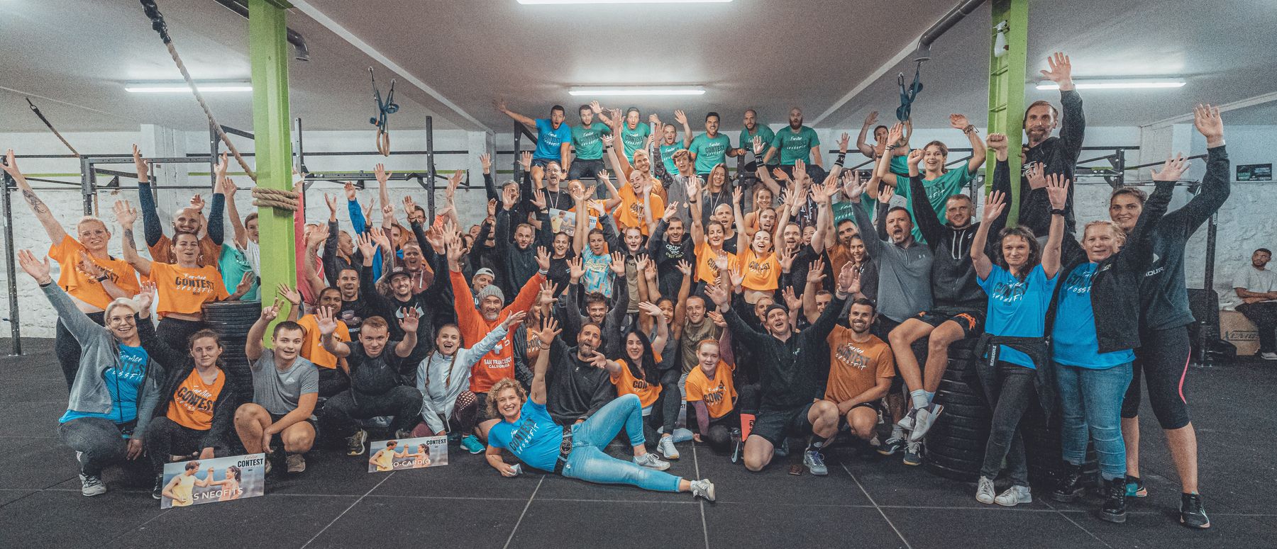 Les membres de Farmer CrossFit réunis dans la salle